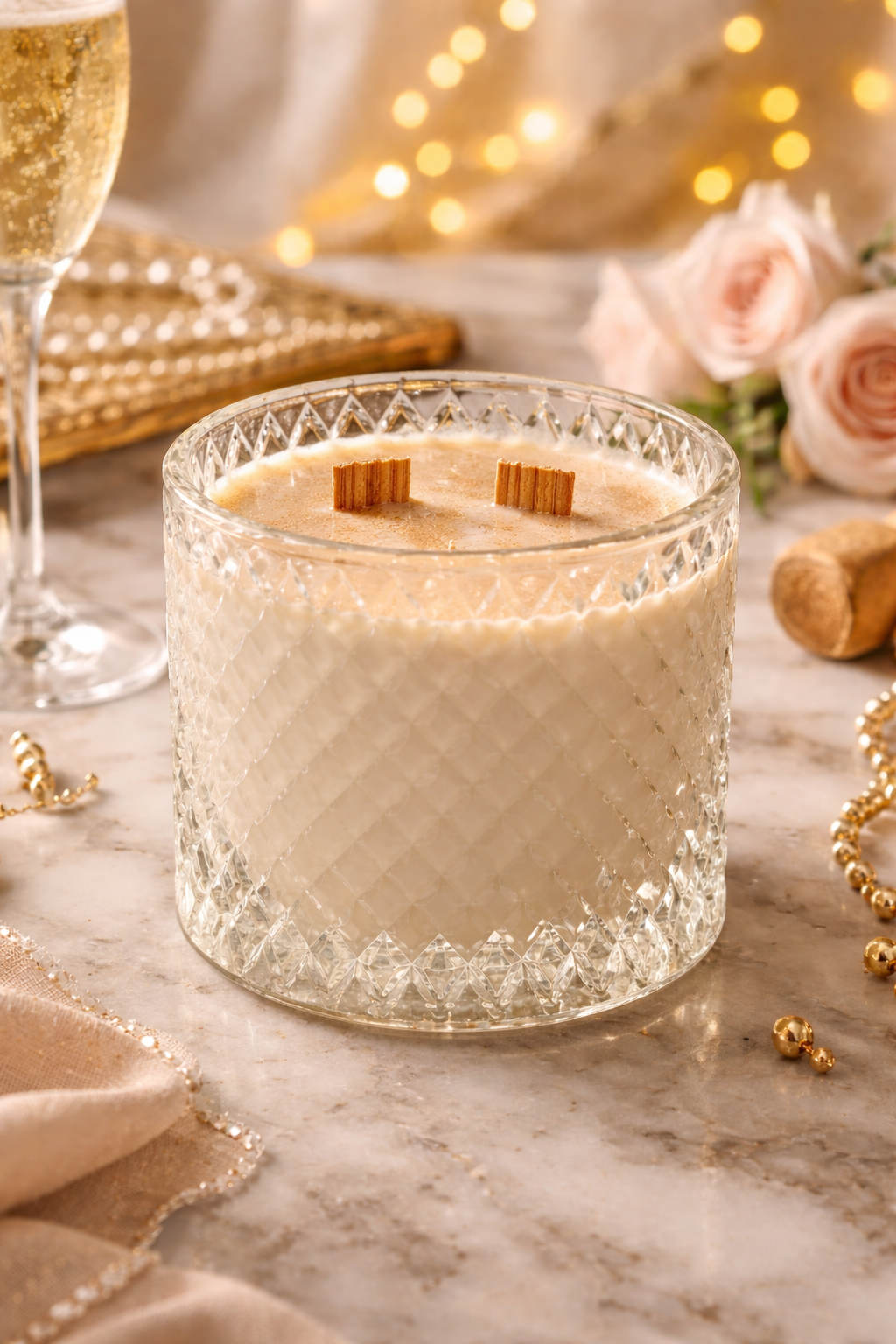 Champagne Glow- Crystal Luxe. Collection